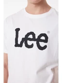 Lee Erkek Regular Fit Grafik Baskılı Beyaz Tişört ML65QAI12 thumbnail 3