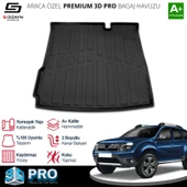 S-Dizayn Dacia Duster 4X2 3D Pro Bagaj Havuzu 2018-2022 A+ Kalite thumbnail 1