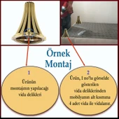 (4 ADET) İstanbul 12 cm Gold Altın Mobilya Kanepe Koltuk Tv Ünitesi Konsol Ayağı Ayak Ayakları thumbnail 3