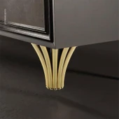 (4 ADET) İstanbul 12 cm Gold Altın Mobilya Kanepe Koltuk Tv Ünitesi Konsol Ayağı Ayak Ayakları thumbnail 5