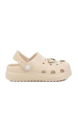 Ayakmod Ekru Hafif Kız Çocuk Sabo Terlik 205 F thumbnail 1