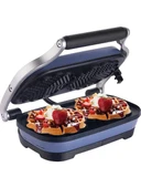 AKSU T62 VİNTAGE WAFFLE MAKİNESİ (MAVİ RENK) thumbnail 2
