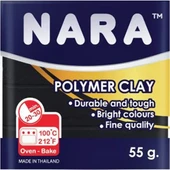 NARA POLYMER CLAY 55gr.BLACK - 1