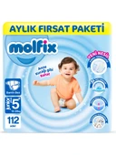 Molfix 5+ Numara Junior Plus 112'li Bebek Bezi - 1