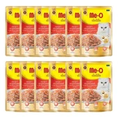 Me-O Delite Pouch Ton Balıklı ve Yengeçli Yetişkin Kedi Yaş Maması 70 Gr x 12 Adet - 1