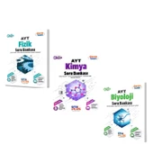 Çap Yayınları AYT Fizik Kimya ve Biyoloji Soru Bankası Seti 3 Kitap - 1