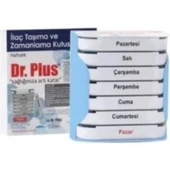 Dr Plus İlaç Taşıma ve Zamanlama Kutusu Haftalık 7X24 - MAVİ-KIRMIZI YEŞİL BEYAZ - 1