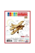 Südor Wood Ahşap Kendin Yap Maket Uçak 150 X 140 X 70 mm - 6
