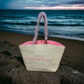 Michael Kors-Plaj-ve-günlük hasır-kadın-Çantası-genişlik-48-Derinlik-29-büyük boy-VİNTAGE - 3