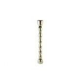 Mikasa Moor Gold Boğumlu Metal Mumluk 9x66cm - 1
