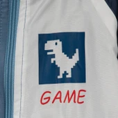 VARŞOVA GAME DINO BASKILI YAĞMURLUKLU ERKEK TAKIM - 6