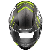 LS2 RAPID 2 RAVEN MAT SİYAH-GRİ-NEON SARI KASK - 3