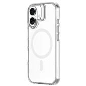 iPhone 16 Neo Hybrid Magsafe Şarj Özellikli Şeffaf Manyetik Silikon Kılıf - 1