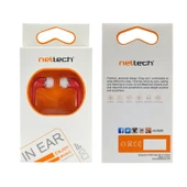 Nettech NT-112 3.5 Jack Girişli Kulak İçi Kulaklık (Kırmızı) - 4