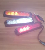 2 Adet 6 Ledli Kırmızı-Kırmızı Çakar Lamba 12-24 Volt thumbnail 6