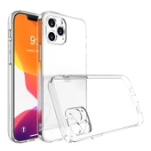iPhone 14 Pro Uyumlu Lüx Seri Şeffaf Silikon Kılıf - 1