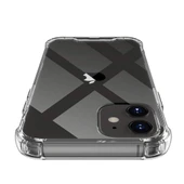iPhone 12 / iPhone 12 Pro Anti Shock Darbe Emici Kamera Korumalı Şeffaf Silikon Kılıf - 2