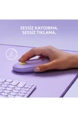 Logitech Pebble M350 910-006752 Lila Sessiz Optik Kablosuz Mouse - 4