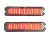 2 Adet 6 Ledli Turuncu-Turuncu Çakar Lamba 12-24 Volt thumbnail 1