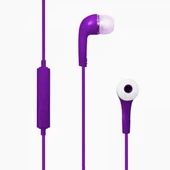 Nettech NT-112 3.5 Jack Girişli Kulak İçi Kulaklık (Mor) - 1