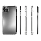 iPhone 11 Anti Shock Darbe Emici Şeffaf Silikon Kılıf - 5