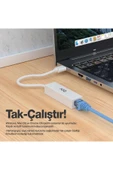 Adp-10 Usb 2.0 To Rj45 100mbps Ethernet Dönüştürücü Adaptör - 7