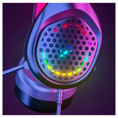 XMOWi R1 Gaming Mikrofonlu RGB Oyuncu Kulaklığı PC- Dizüstü Ve Ps4 (Mavi-Siyah) - 3