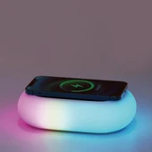 K31 Kablosuz Şarj Cihazı RGB Gece Lambası - 7