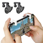 One Pair Profesyonel Joystick Pubg Oyun Ateşleyici Aparat 2 Adet (Siyah) - 1