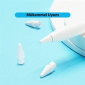 Dux Ducis Apple Pencil İçin Yedek Uç 2 Adet (Beyaz) - 4