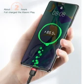 KUULAA Mikro Usb 3A Hızlı Şarj 0.50CM kısa Android Mikro Usb Şarj Kablosu (Siyah-Gri) - 4
