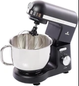 Karaca Mastermaid Chef Pro Çift Kollu 1750 W 5 lt Matte Black Silver Stand Mikser thumbnail 3