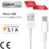 CARUB Şarj Kablosu Usb Samsung 1mt MİCRO USB - 1