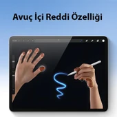 Dux Ducis SP-03 Kablosuz Şarjlı Stylus Pen iPad Tablet Dokunmatik Kalem (Beyaz) - 6