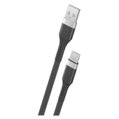 Teknonet TN-DC01 Plastik 100 Cm Micro Şarj ve Data Kablosu (Siyah) - 2