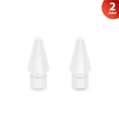 Dux Ducis Apple Pencil İçin Yedek Uç 2 Adet (Beyaz) - 1