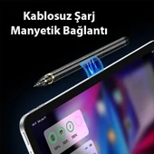 Dux Ducis SP-04 Manyetik Şarjlı iPad Tablet Dokunmatik Transparent Stylus Kalem (Siyah) - 4