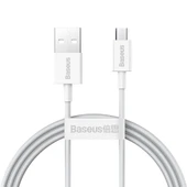 Baseus Superior Series USB to Mikro Hızlı Şarj ve Data Kablosu 2A 1m (Beyaz) - 1