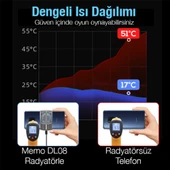 MEMO DL08 Yarı İletken Telefon Soğutma Fanı Radyatör Soğutucu (Mavi) - 5