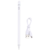 K-2262 Universal Android-İOS Kapasitif iPad Tablet Dokunmatik Stylus Kalem (Beyaz) - 5