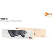 Lenovo Lecoo KM2001 Kablosuz Türkçe Q Klavye & Mouse Set Siyah - 6
