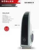 Süsler SH-9004 R Uzaktan Kumandalı Kule Tipi Vantilatör beyaz - 2