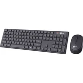 Lenovo Lecoo KM2001 Kablosuz Türkçe Q Klavye & Mouse Set Siyah - 3