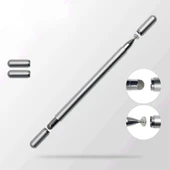 Universal Stylus kapasif Tablet Telefon Dokunmatik Kalem (Beyaz) - 2