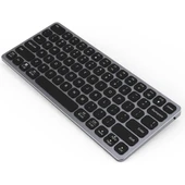 BX-keyhub01 9in1 HUB Özellikli Çok Fonksiyonlu Kablolu Klavye 3x USB 3.0+4K HDMI+PD+Micro SD+3,5mm Aux Mic Girişli thumbnail 2