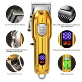 DEARLING RF-105 Profesyonel Saç Kesme Makinesi - 7500 RPM Motor Gücüyle Üstün Performans - 6