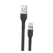 Teknonet TN-DC01 Plastik 100 Cm Micro Şarj ve Data Kablosu (Siyah) - 1