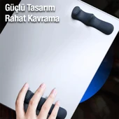 Memo PB02 2 Adet Tablet İçin Yapışkanlı Silikon Oyun Yardımcı Tutma Kolu (Lacivert) - 4