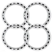 Honda Uyumlu 15 Jant At Desenli Lastik Yanağı Beyaz Renk 1 Takım 4 Adet thumbnail 1