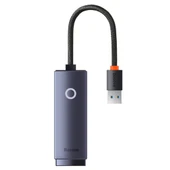 Baseus Lite Series 100Mbps USB to RJ45 Ethernet LAN Port Adaptör (Gri) - 2